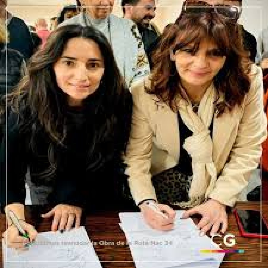 Carolina Giusti y Laura Balduino, autoras del proyecto aprobado.