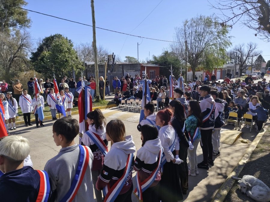 Vista panorámica de a reciente ceremonia.