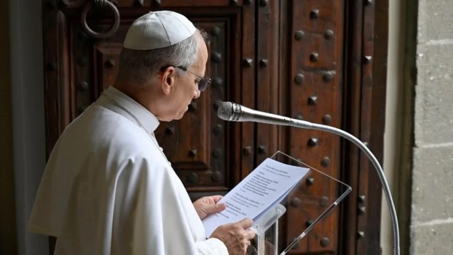 El papa León XIV hizo un llamado a la paz.