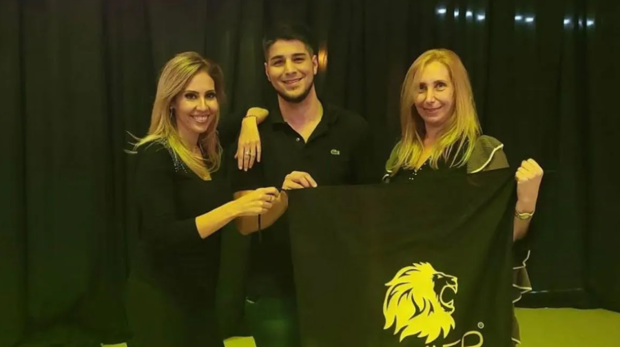 Romina Diez, Agust&iacute;n Pellegrini y Karina Milei.