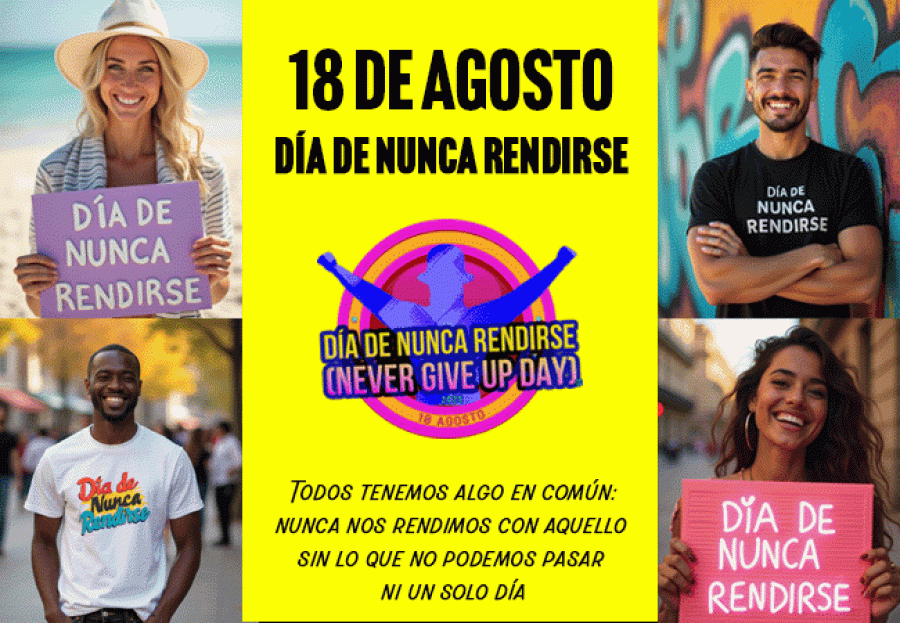 Un estímulo para ponerse de pie tras cada derrota.