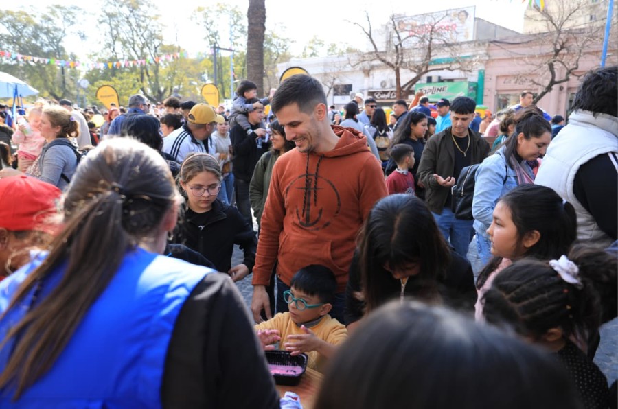 Las familias recorrieron espacios lúdicos y recreativos.