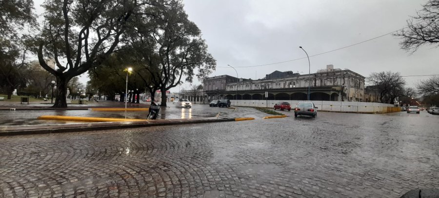 MARTES COPIOSO. El pronostico del tiempo se cumplió y se registraron 40 milímetros en Rafaela hasta la hora 17.