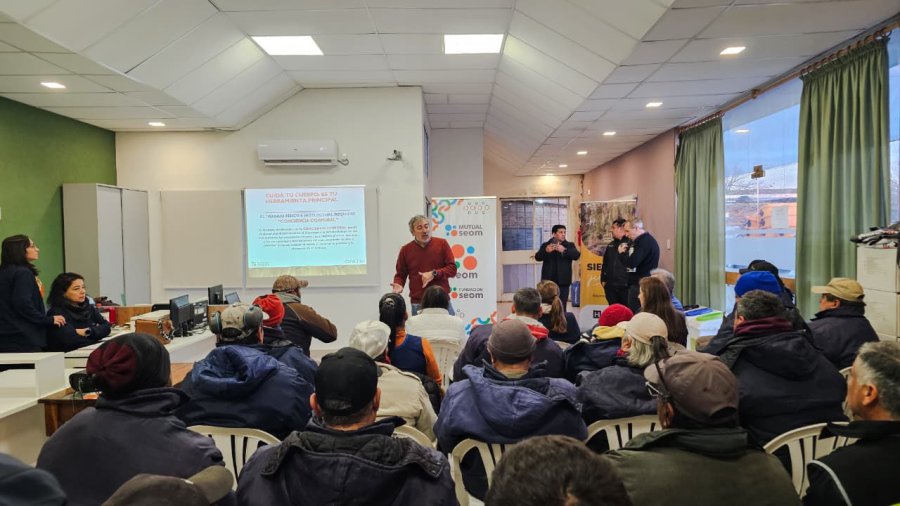 Un instante de la capacitación.