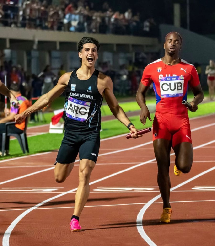 El velocista rafaelino Tom&aacute;s Mondino fue el encargado del sprint final. (FOTO COA)
