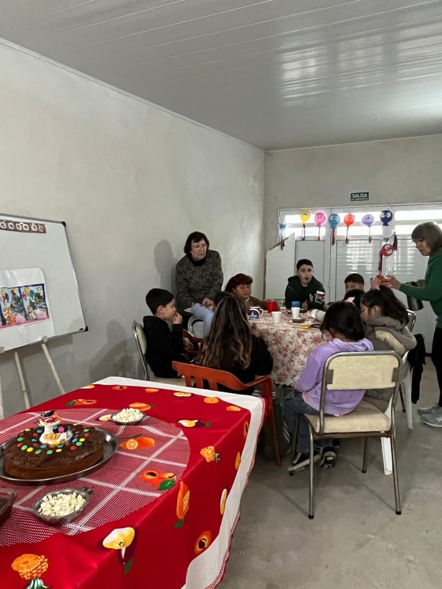 Celebración un momento de la actividad registrada el martes.