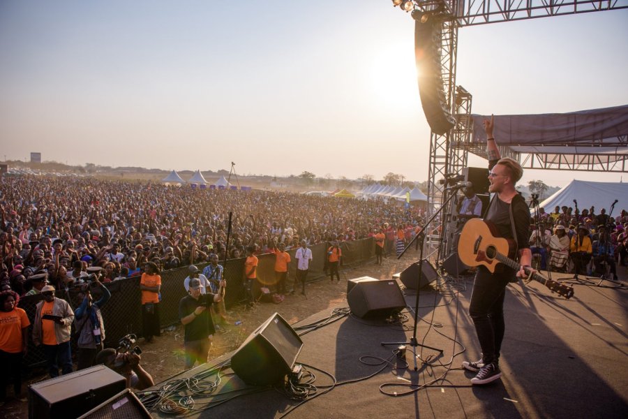 Los festivales Luis Palau generan convocatorias masivas de p&uacute;blico. (FOTO F. LUIS PALAU)