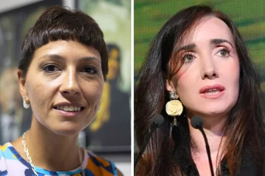 Mayra Mendoza y Victoria Villarruel.