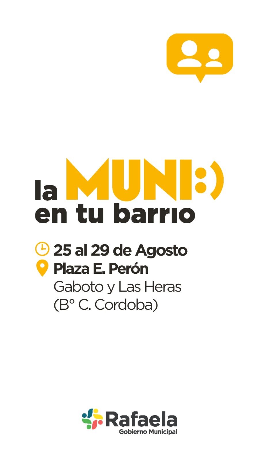 "La Muni en tu barrio" se traslada al barrio Central Córdoba.