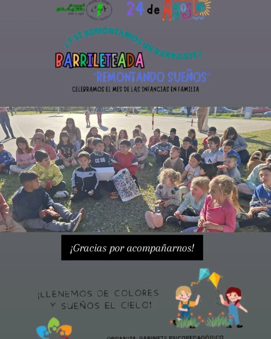 Los pequeños que participaron de la propuesta.