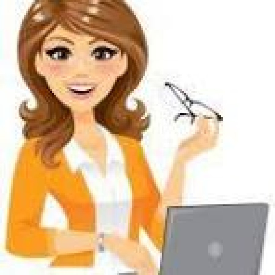 una secretaria que coordina terribles  decisiones.