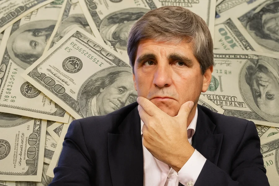 La suba del Riesgo País complica los planes de Caputo.