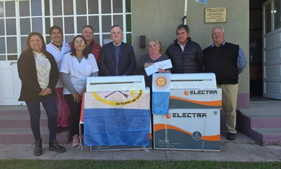 Un instante de la actividad en La Lucila.