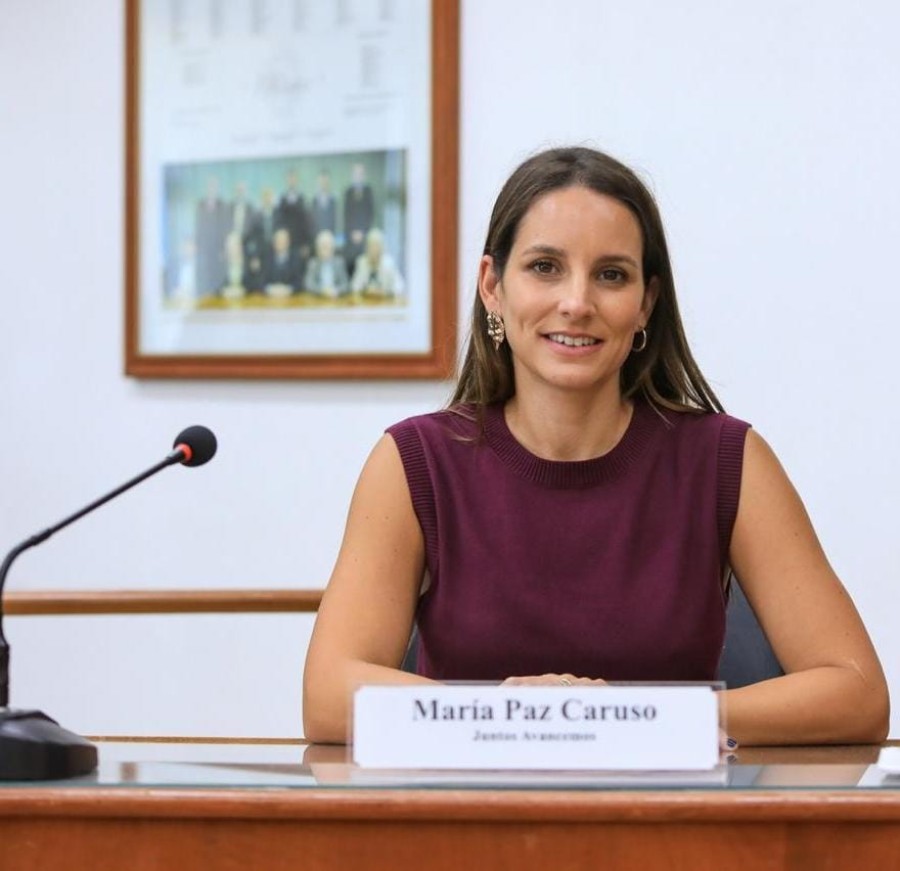 La concejal María Paz Caruso.