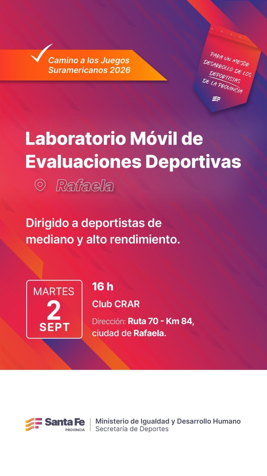 BENEFICIOSO. El programa es valioso para los deportistas de mediano y alto rendimiento.