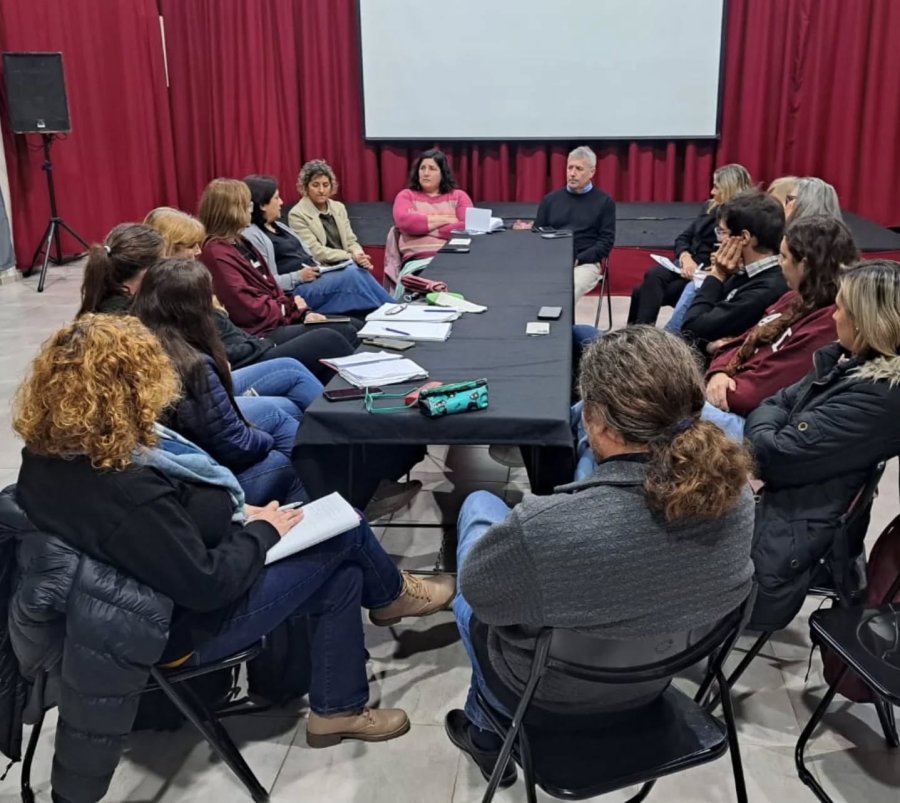 Un momento de la jornada de trabajo