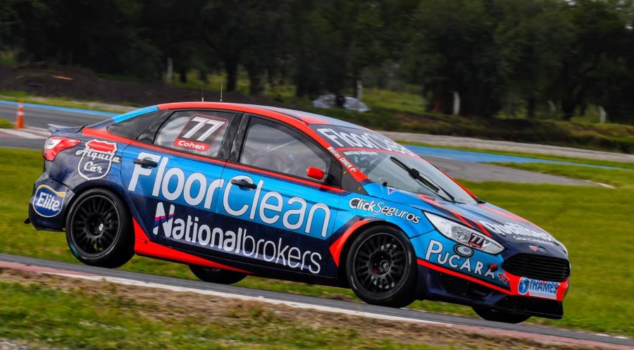 MARTÍN BASSO. Fue invitado por Matías Cohen para correr un Ford Focus en la Clase 3.
