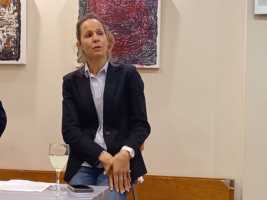 NOCHE DE EMOCIONES. Pitu tuvo varias interrupciones por los hermosos recuerdos.