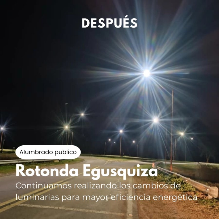 La rotonda luce la iluminación LED.