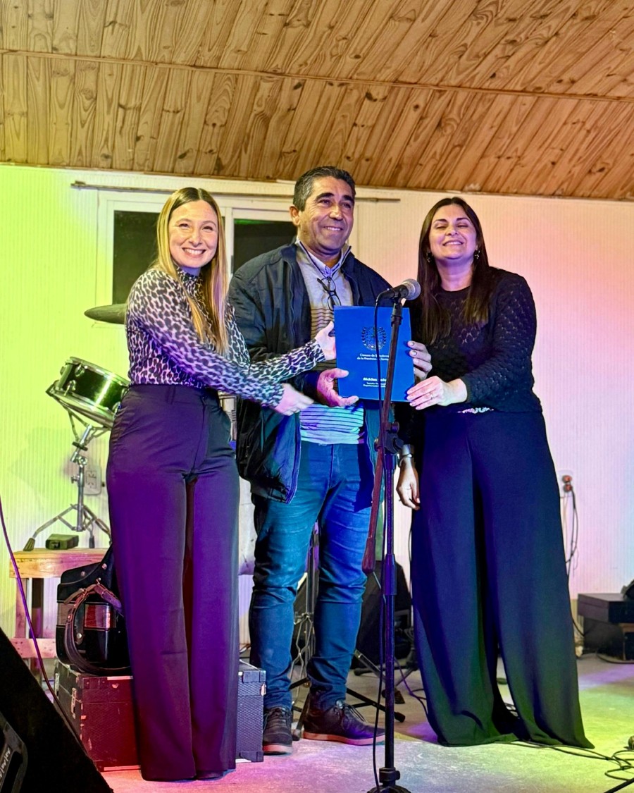 El momento protocolar de la fiesta.