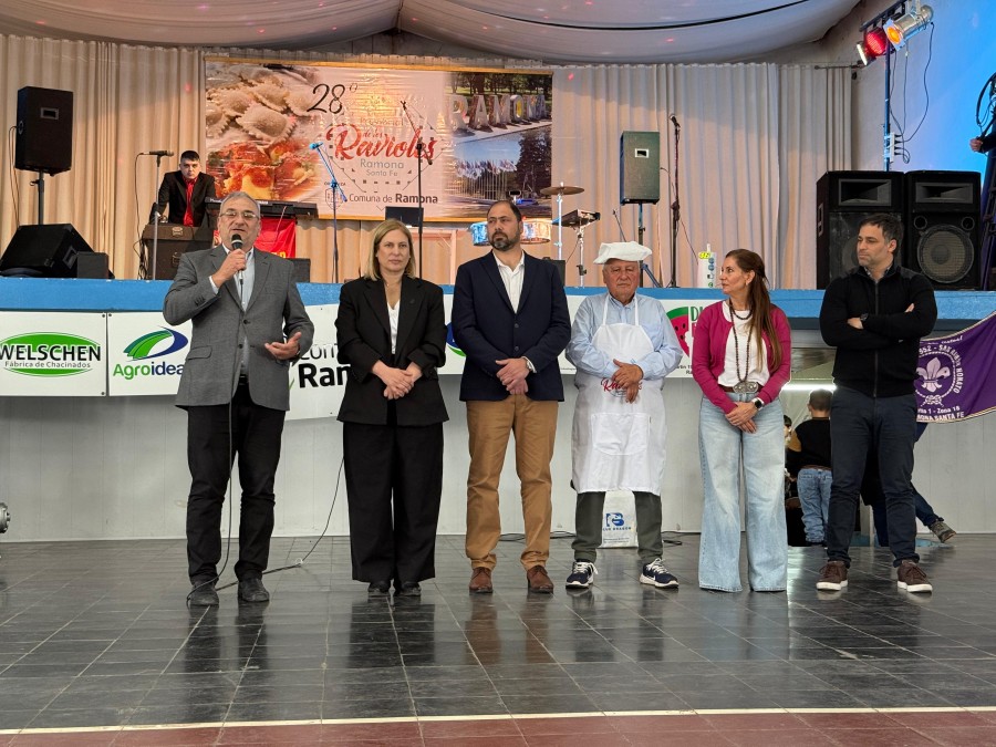 Calvo durante su mensaje.