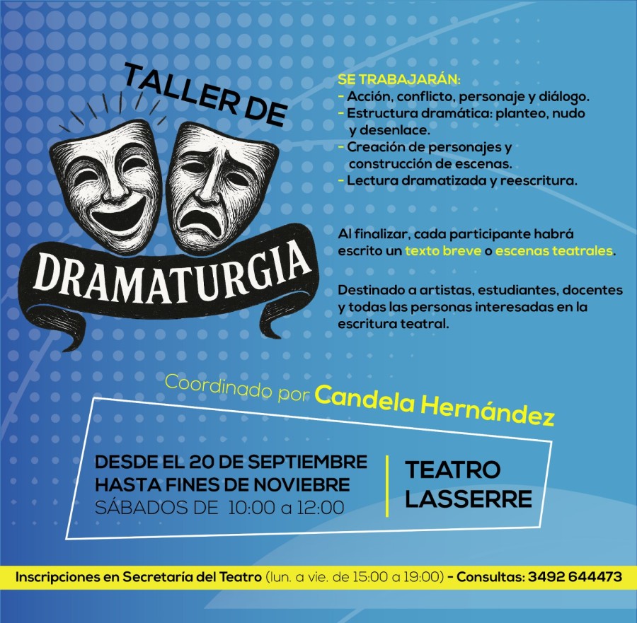 Taller de Dramaturgia dictado por Candela Hernández.
