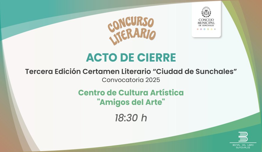 Invitación para participar del acto.