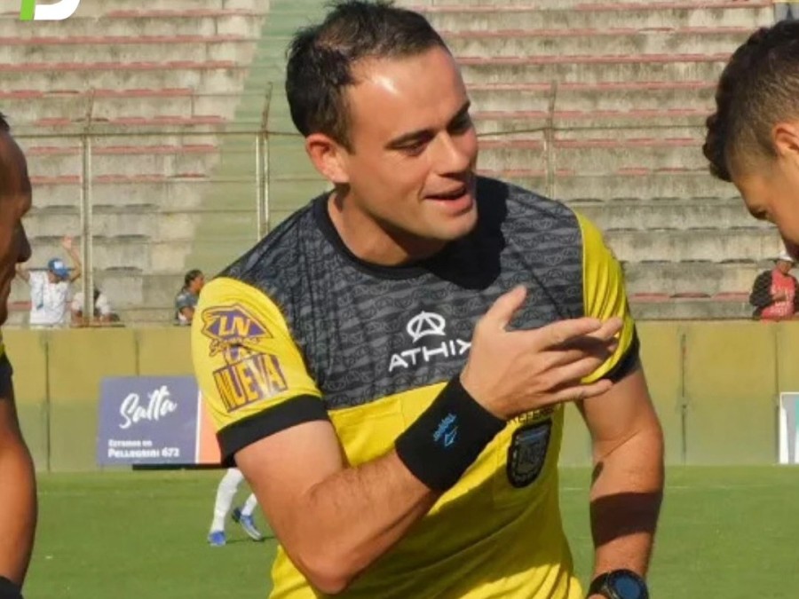 MAURICIO MARTIN. El árbitro tucumano que dirigirá Sarmiento-Atlético.