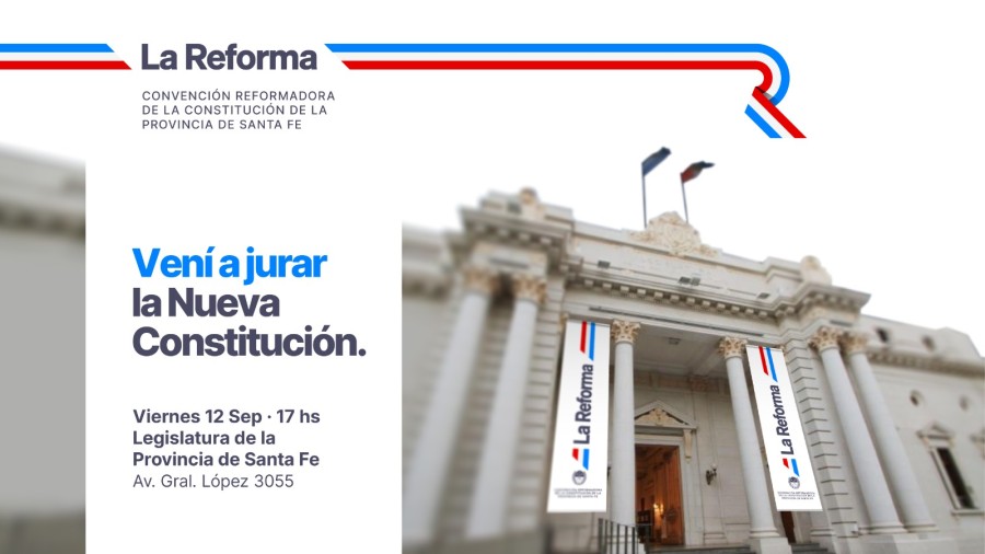 El acto de jura representa el cierre institucional de la Convención.