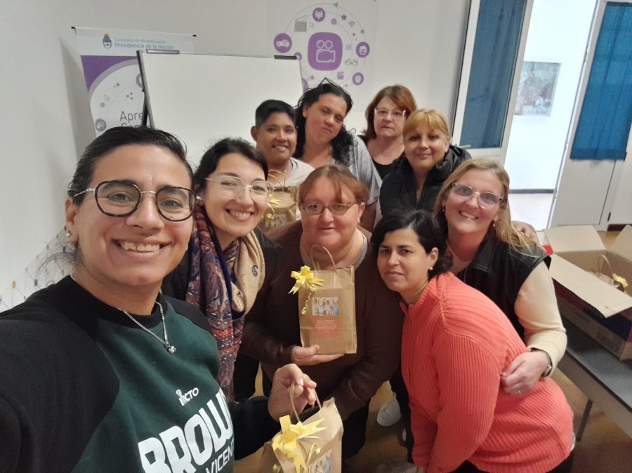 Quienes participaron de la reciente capacitación.