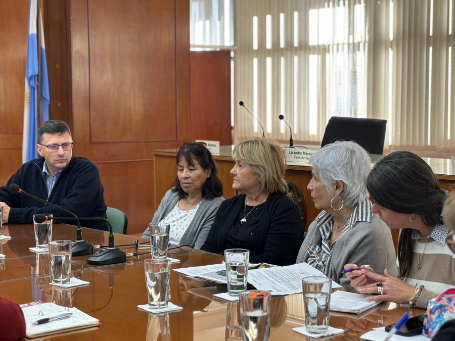 Concejales e integrantes del Espacio de la Memoria mantuvieron un encuentro.
