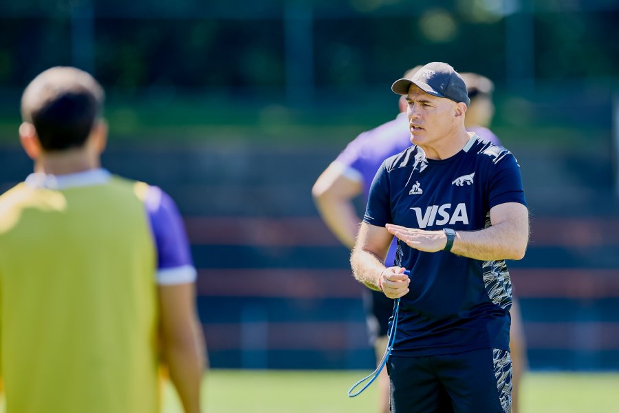 Felipe Contepomi en el Captain´s Run en Sydney