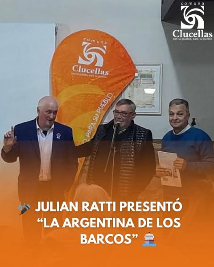Julián Ratti, Gabriel Bono y Sergio Grazioli.