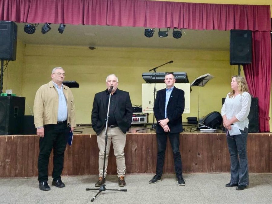 El momento protocolar en la celebración.