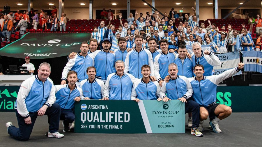 Argentina, que busca la segunda Copa Davis de su historia, chocará contra Alemania