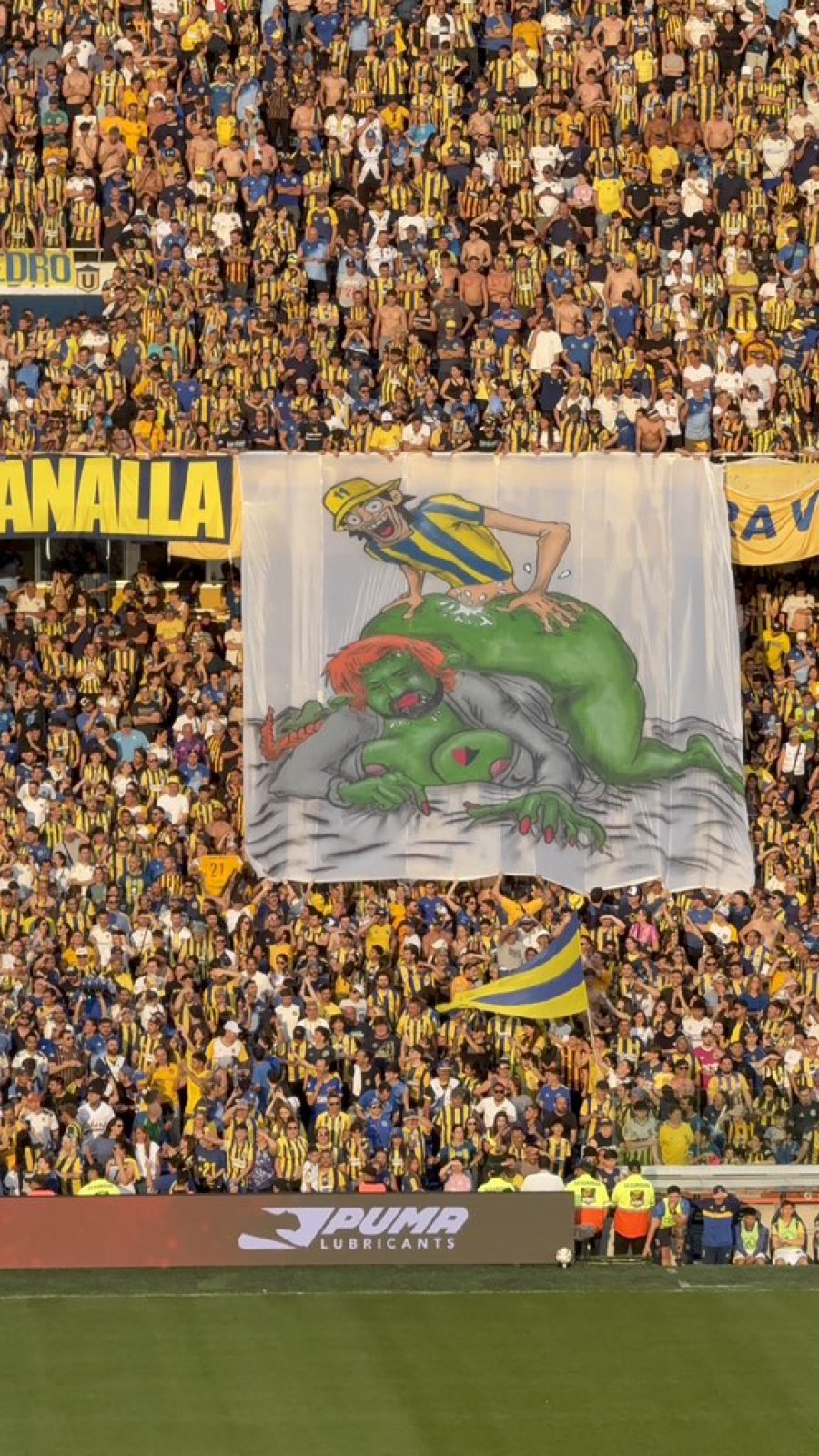 Rosario Central repudió las banderas contra el “Ogro” Fabbiani.