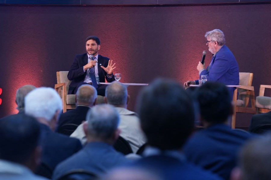 El gobernador de Santa Fe, Maximiliano Pullaro.