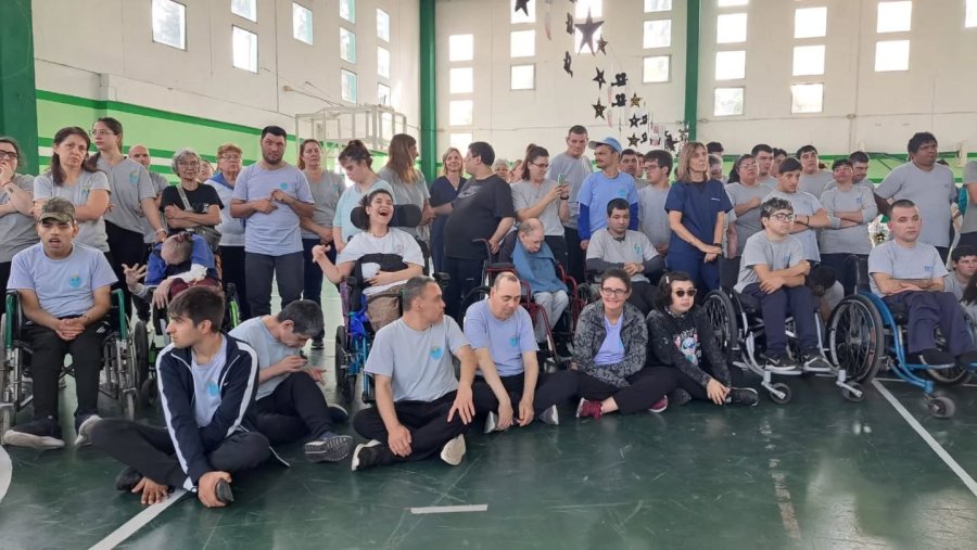 Uno de los grupos que participó en la significativa jornada.