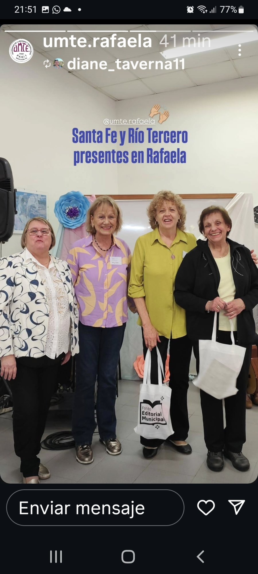 un instante del acto de apertura.