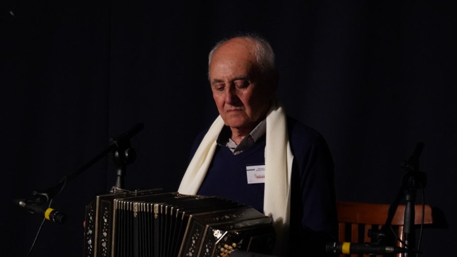 El prestigioso bandoneonista galardonado.