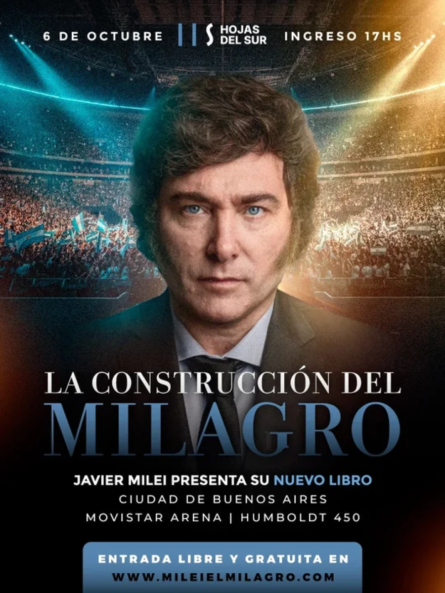Presentación de su nuevo libro "La construcción del milagro” .