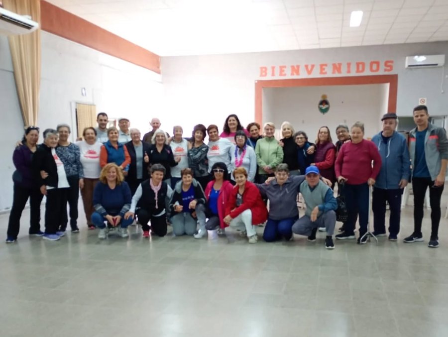 El grupo que participó la celebración.