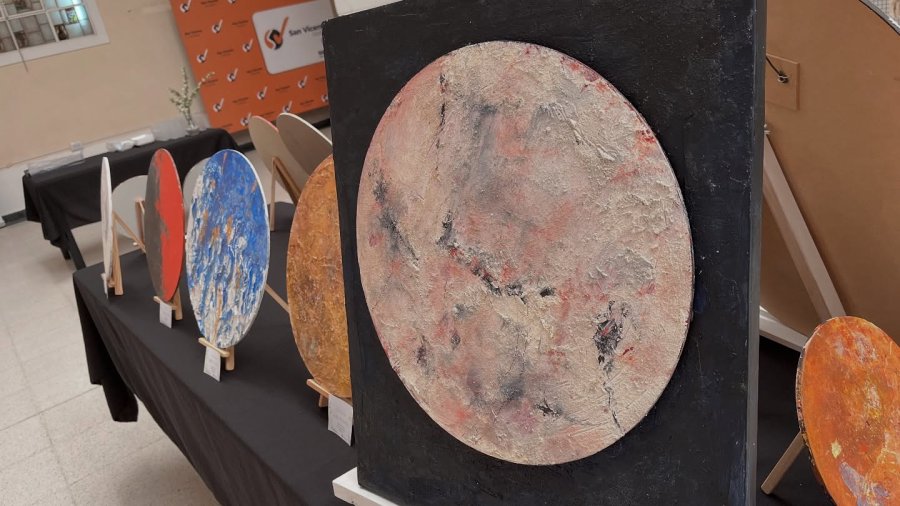 Algunas de las piezas exhibidas.