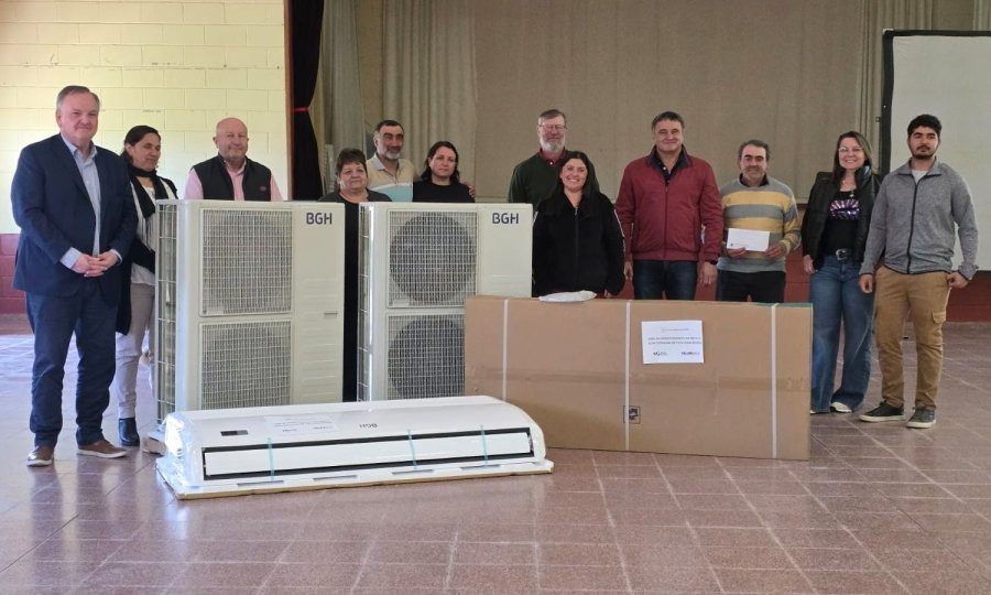 El acto realizado en Colonia Bossi.