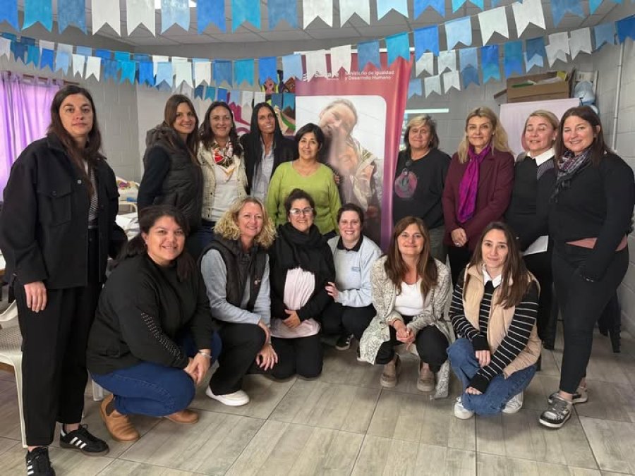 El grupo que participó en el encuentro de María Juana.