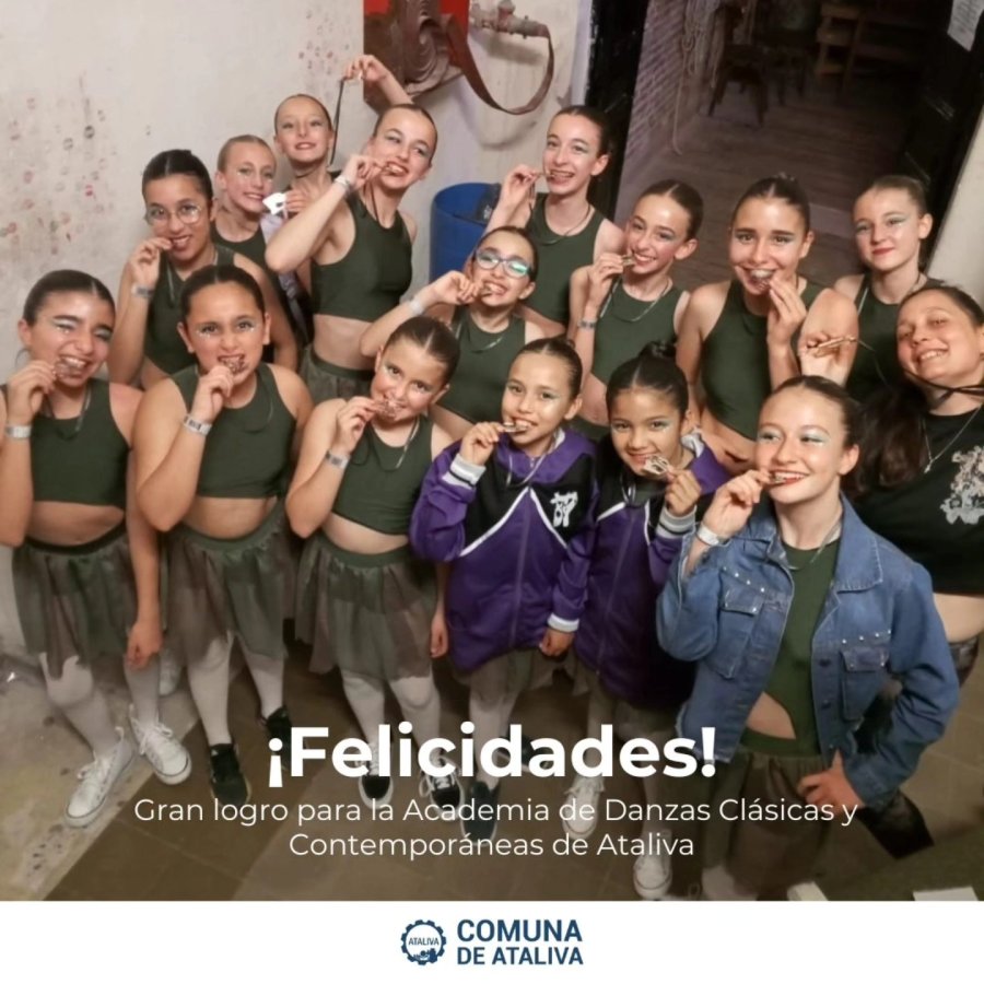 las bailarinas que brillaron en Rafaela.