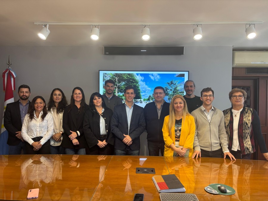 El encuentro fue propicio para abordar otros tópicos de Rafaela.