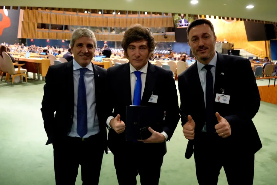 Javier Milei en la ONU.