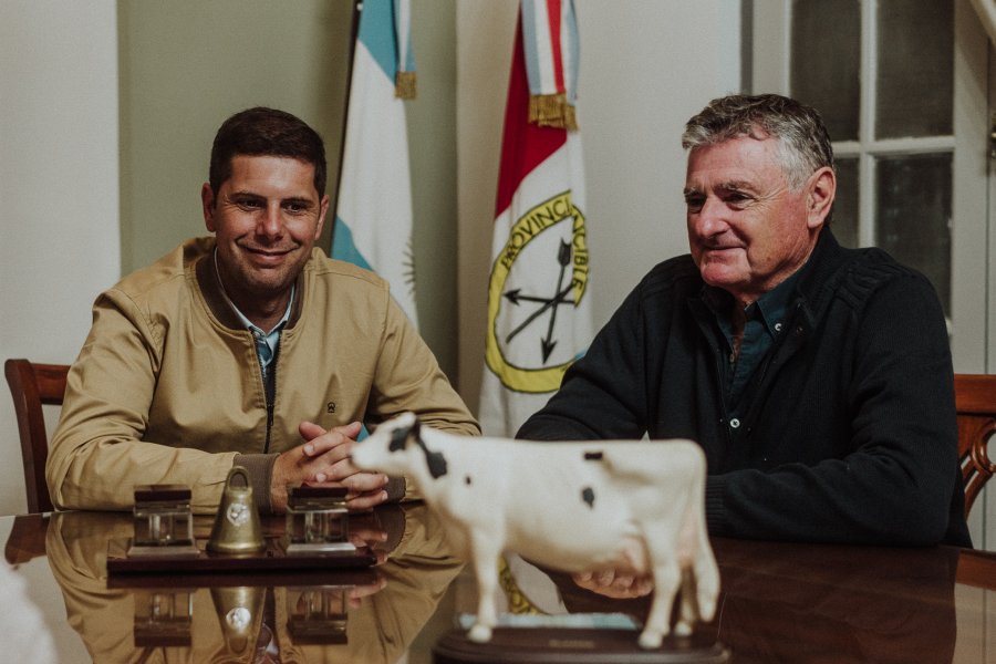 SATISFACCIÓN. Leonardo Alassia y Horacio Albrecht se mostraron muy conformes con la edición.