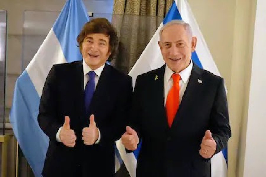 REUNIÓN. Milei y Netanyahu juntos en Nueva York.